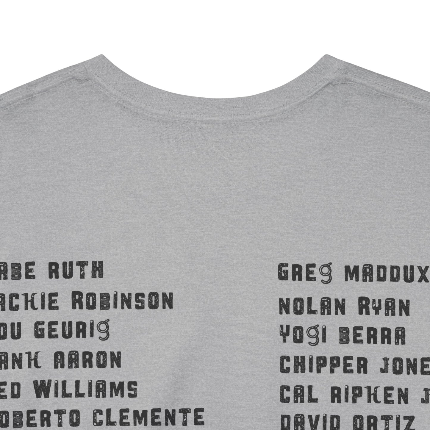Baseball Legends T‑Shirt — "Heroes Get Remembered, Legends Never Die" Tribute Tee