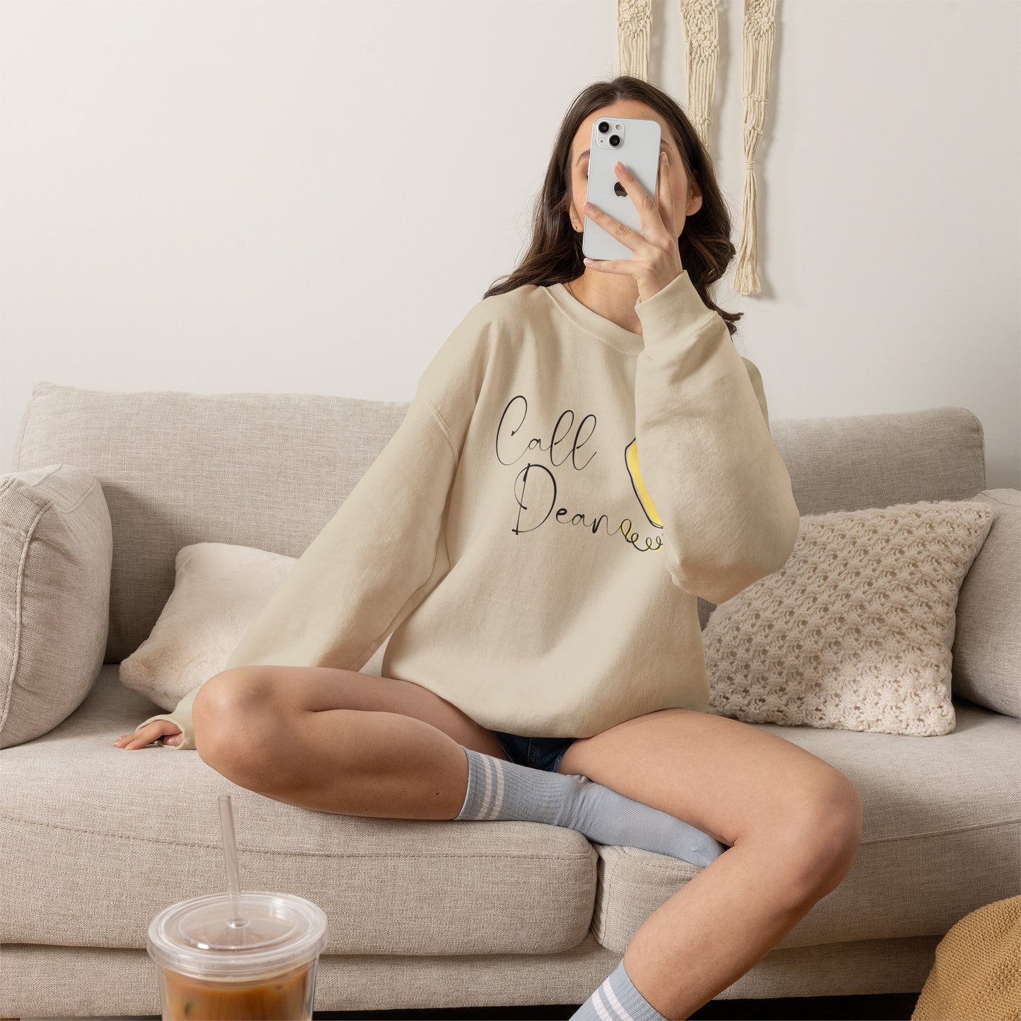 Call Dean - Hockey Romance Inspired Sweatshirt