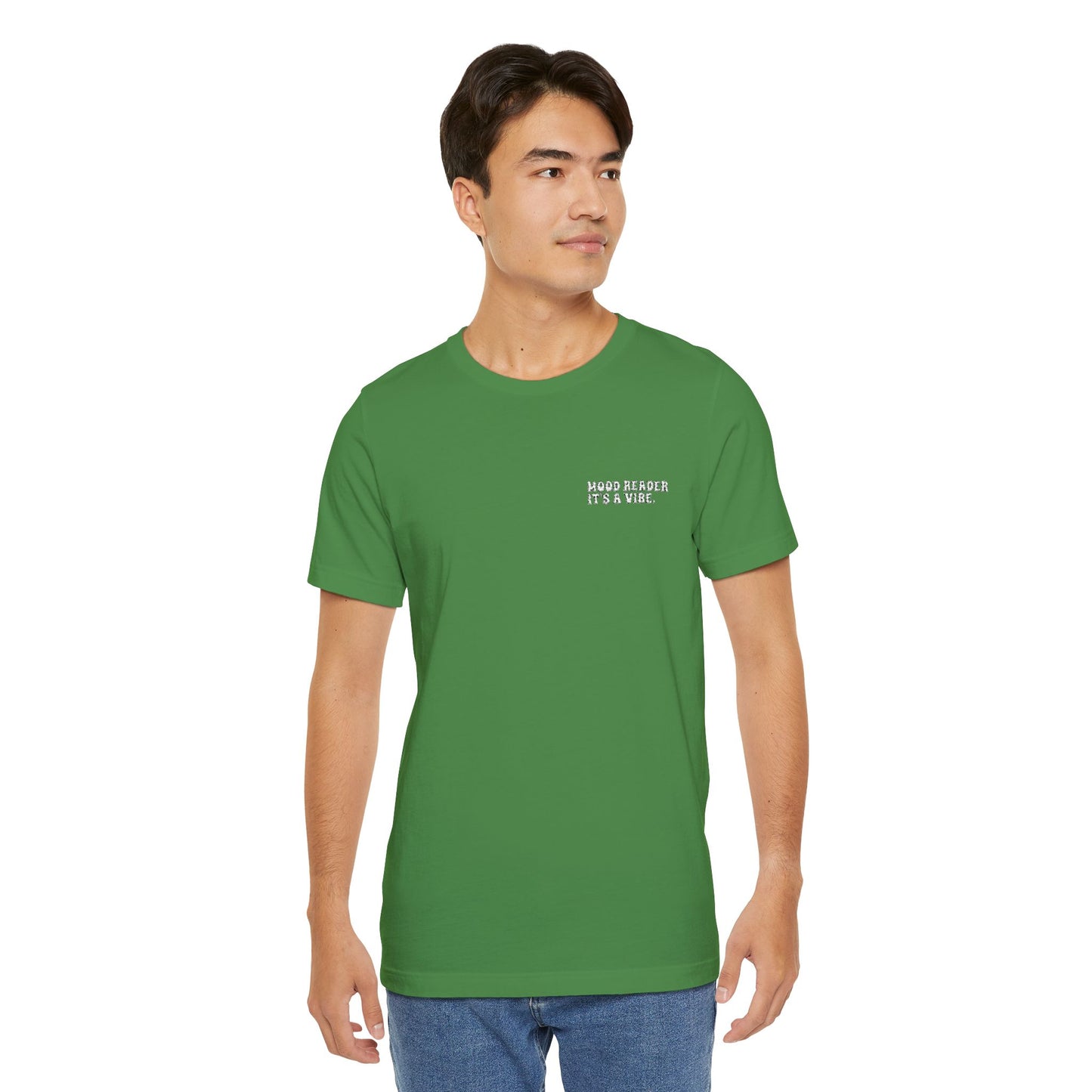 "Mood Readers. It's a Vibe." - Embroidered Literary Tee (White Text)