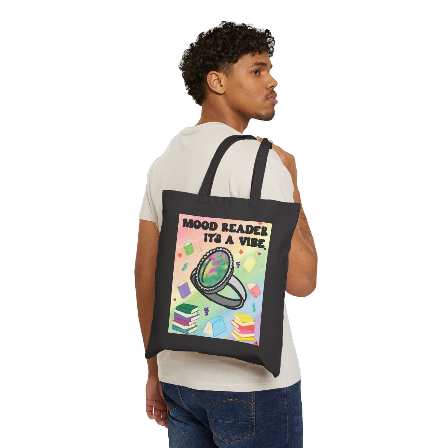 Mood Reader, It’s a Vibe - Bookish Tote Bag (without Genres)