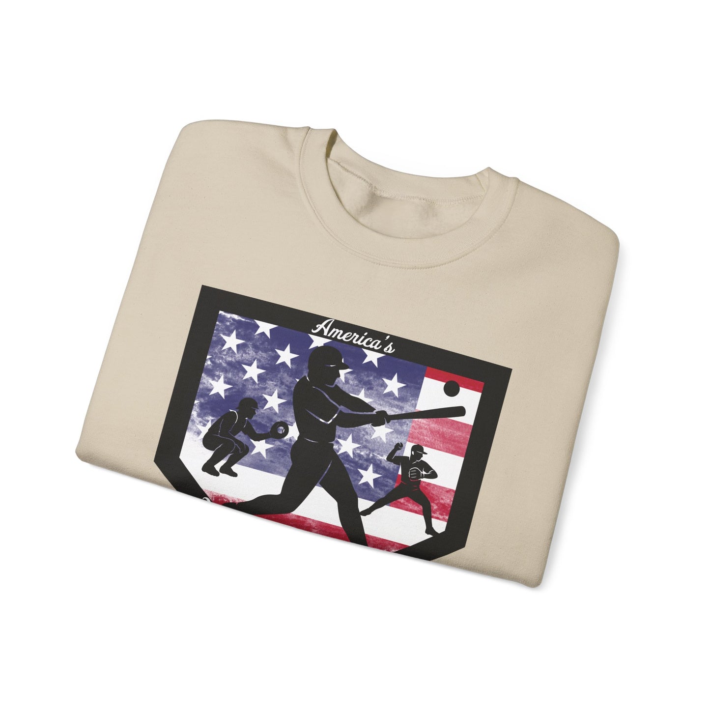 Baseball Home Plate Sweatshirt – America's Favorite Pastime Sweatshirt