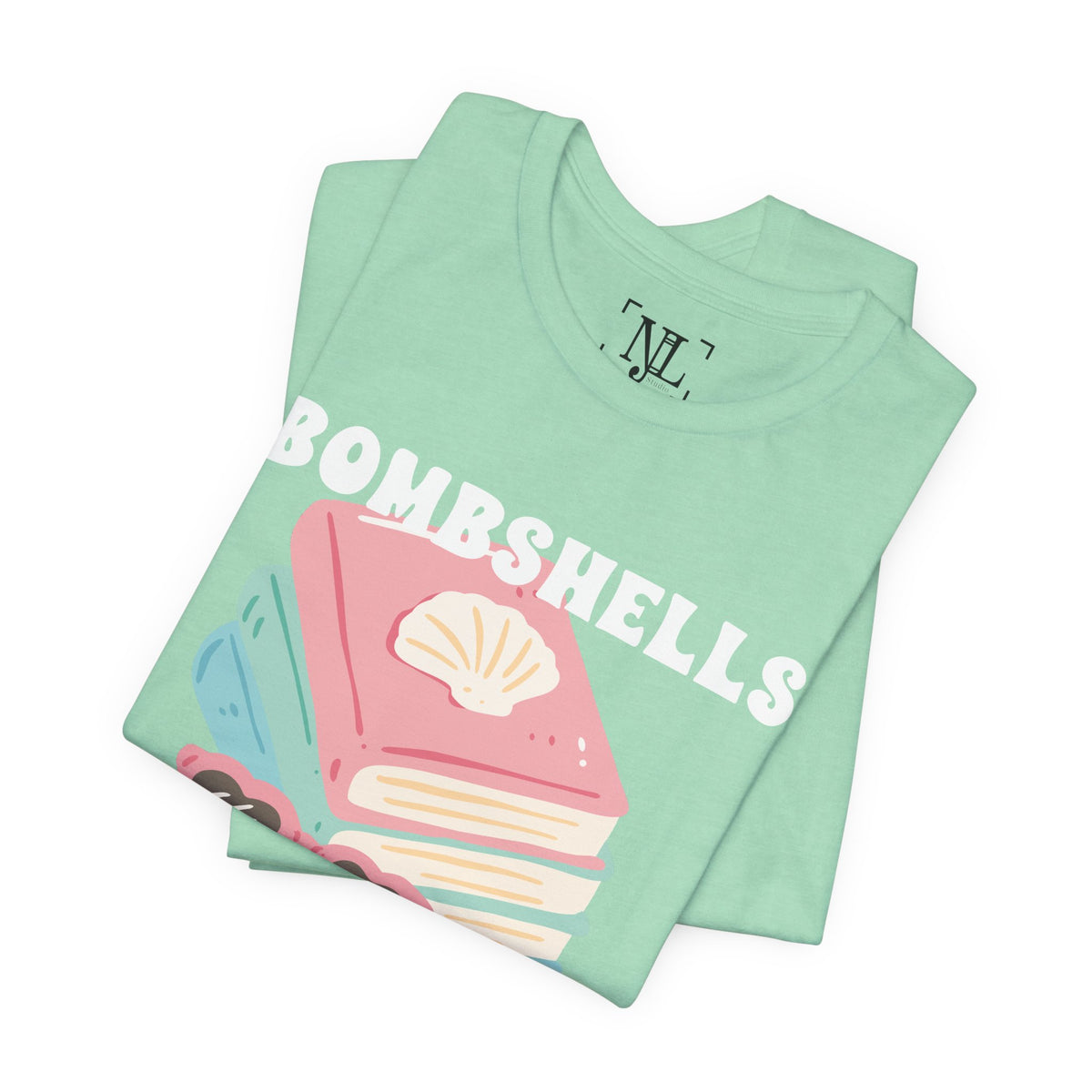 Bombshells Read Books - Bookish Villa Inspired Tee (White Text)