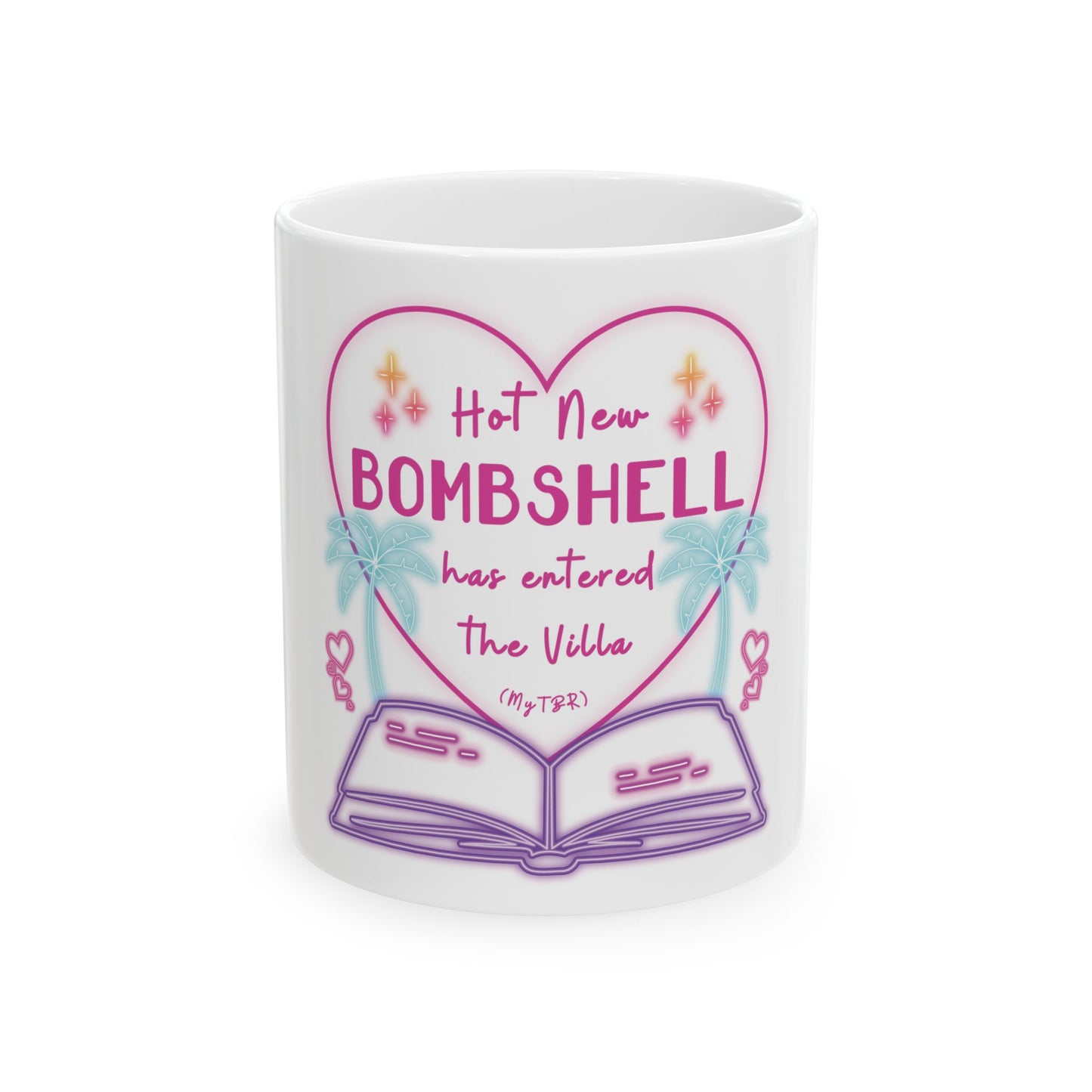 Hot New Bombshell Has Entered the Villa - Bookish Villa Inspired Ceramic Coffee Cup
