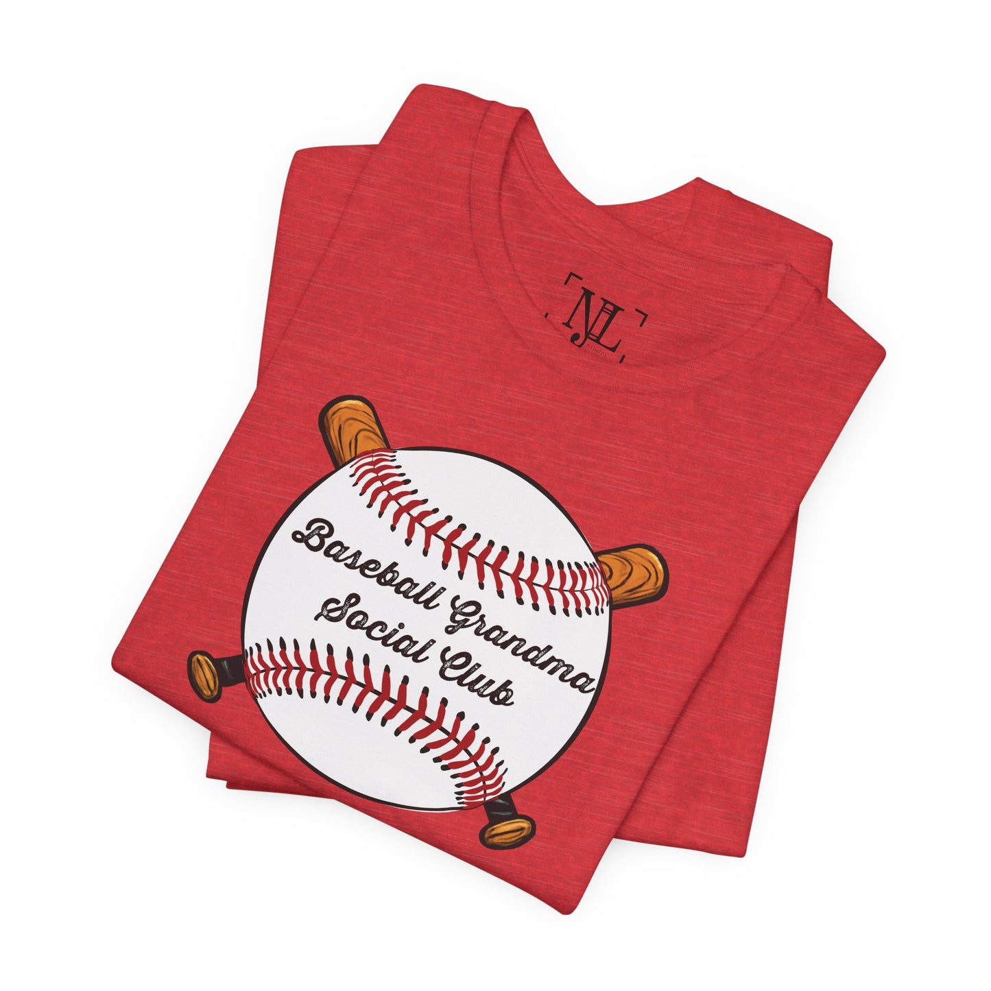 Baseball Grandma Social Club Tee — Women’s Baseball T-Shirt