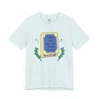 Book Lover's Short Sleeve Tee — “I like to read very much. Perhaps too much.” Graphic
