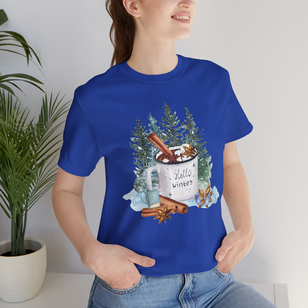 Hello Winter Mug Short Sleeve Tee