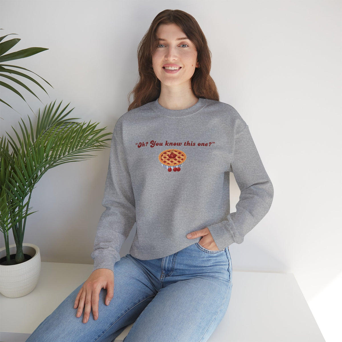 Oh? You know this one? Cherry Pie - Hockey Romance Inspired Sweatshirt