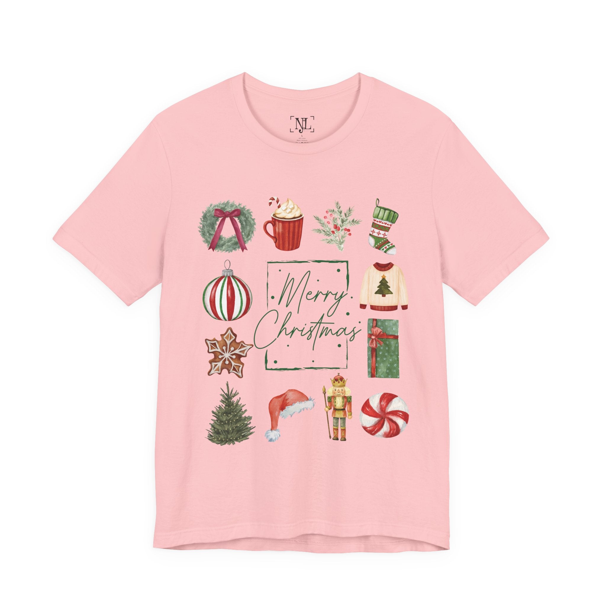Vintage Merry Christmas - Short Sleeve Tee