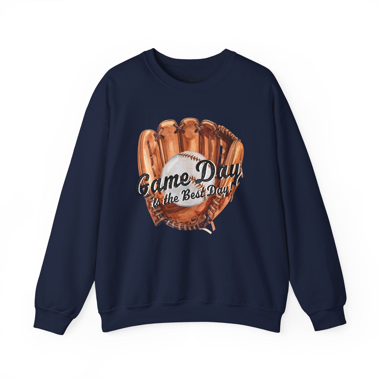 Game Day Baseball Sweatshirt — "Game Day is the Best Day" Crewneck