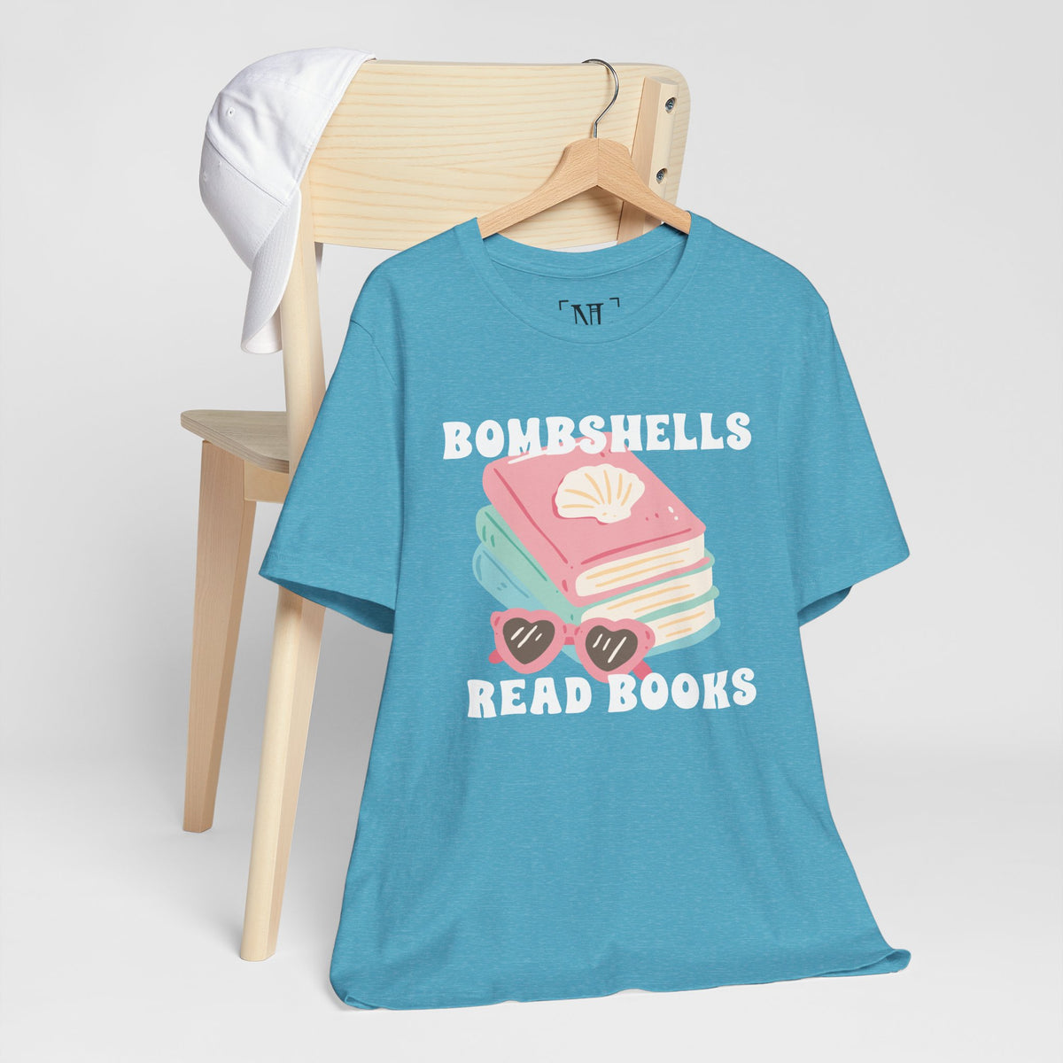 Bombshells Read Books - Bookish Villa Inspired Tee (White Text)