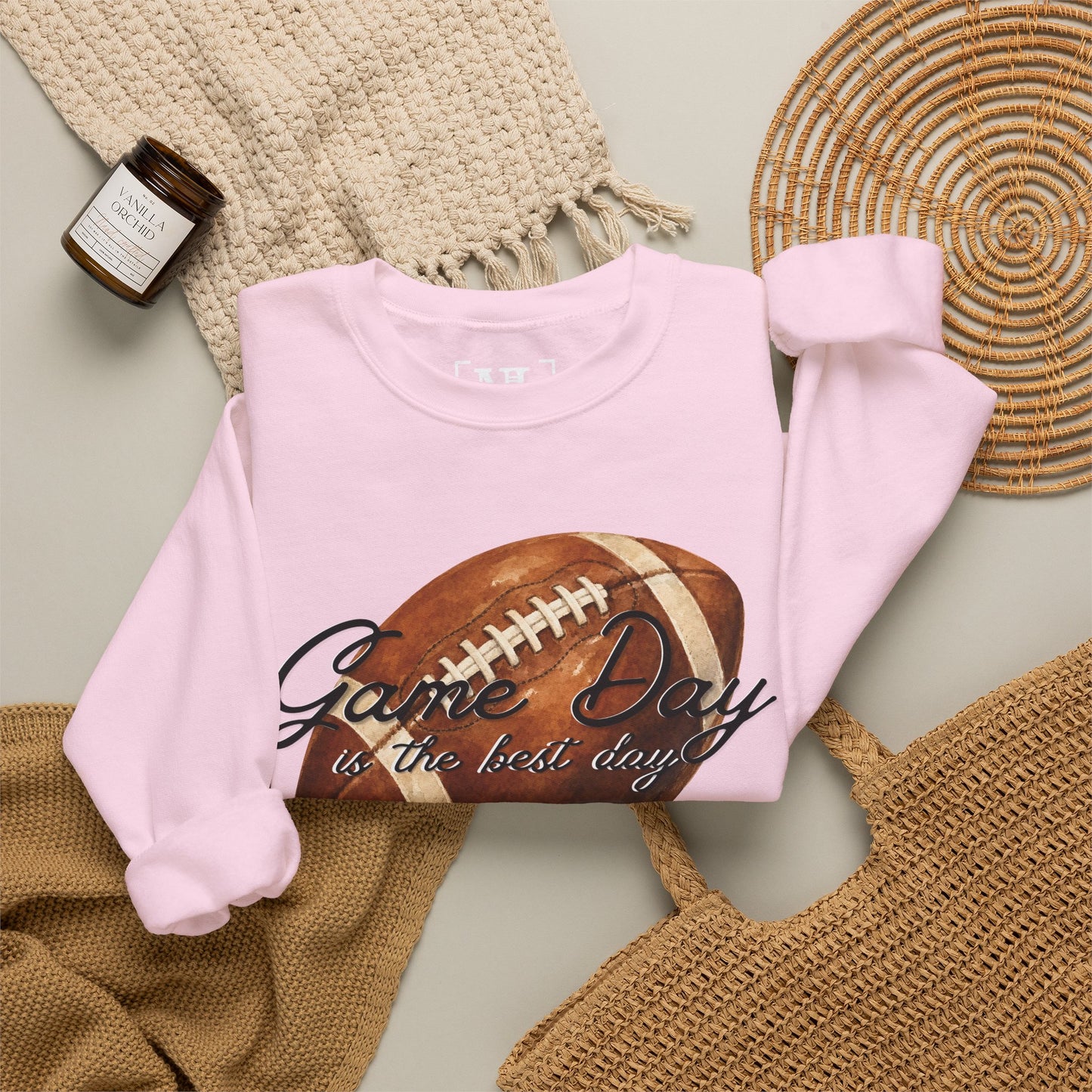 Game Day Is The Best Day Football Crewneck Sweatshirt