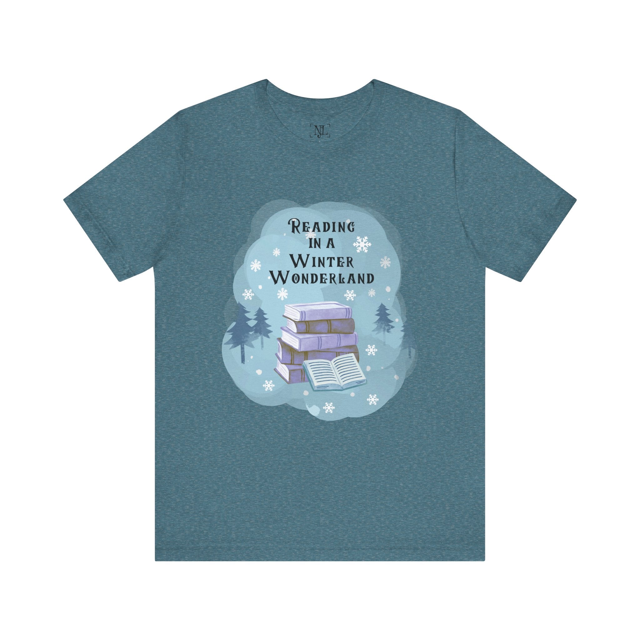 Reading in a Winter Wonderland Short Sleeve Tee