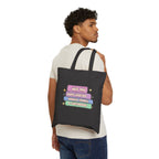 Book Lover Canvas Tote - "Just One More Chapter"
