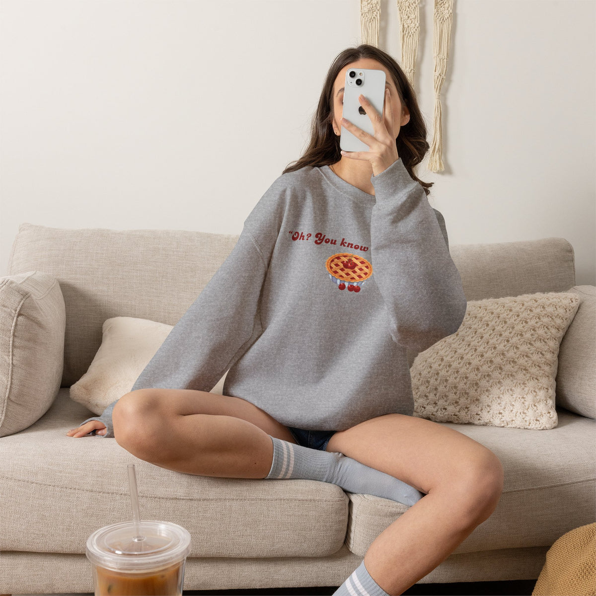 Oh? You know this one? Cherry Pie - Hockey Romance Inspired Sweatshirt