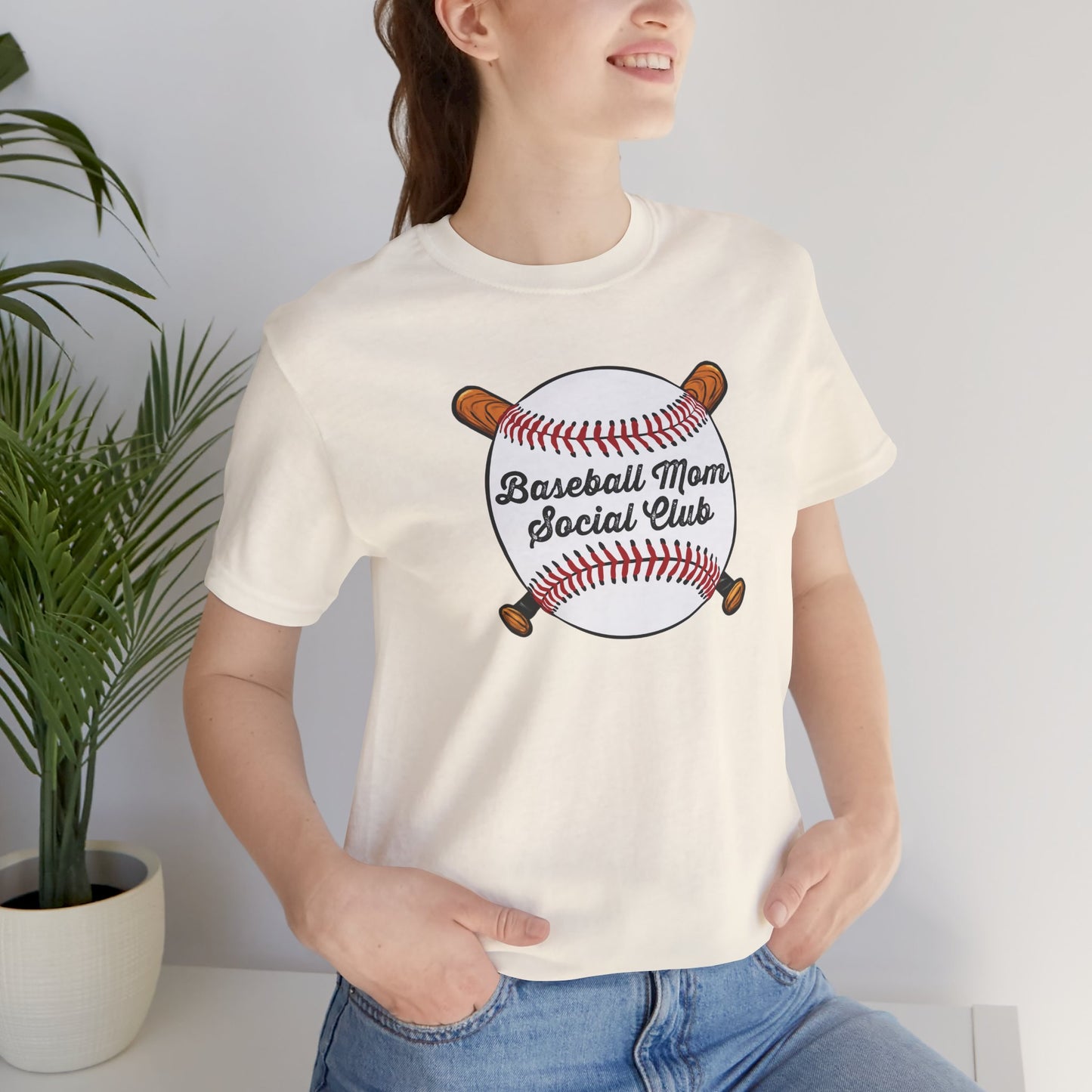 Baseball Mom Social Club Tee — Women’s Baseball Mom T-Shirt
