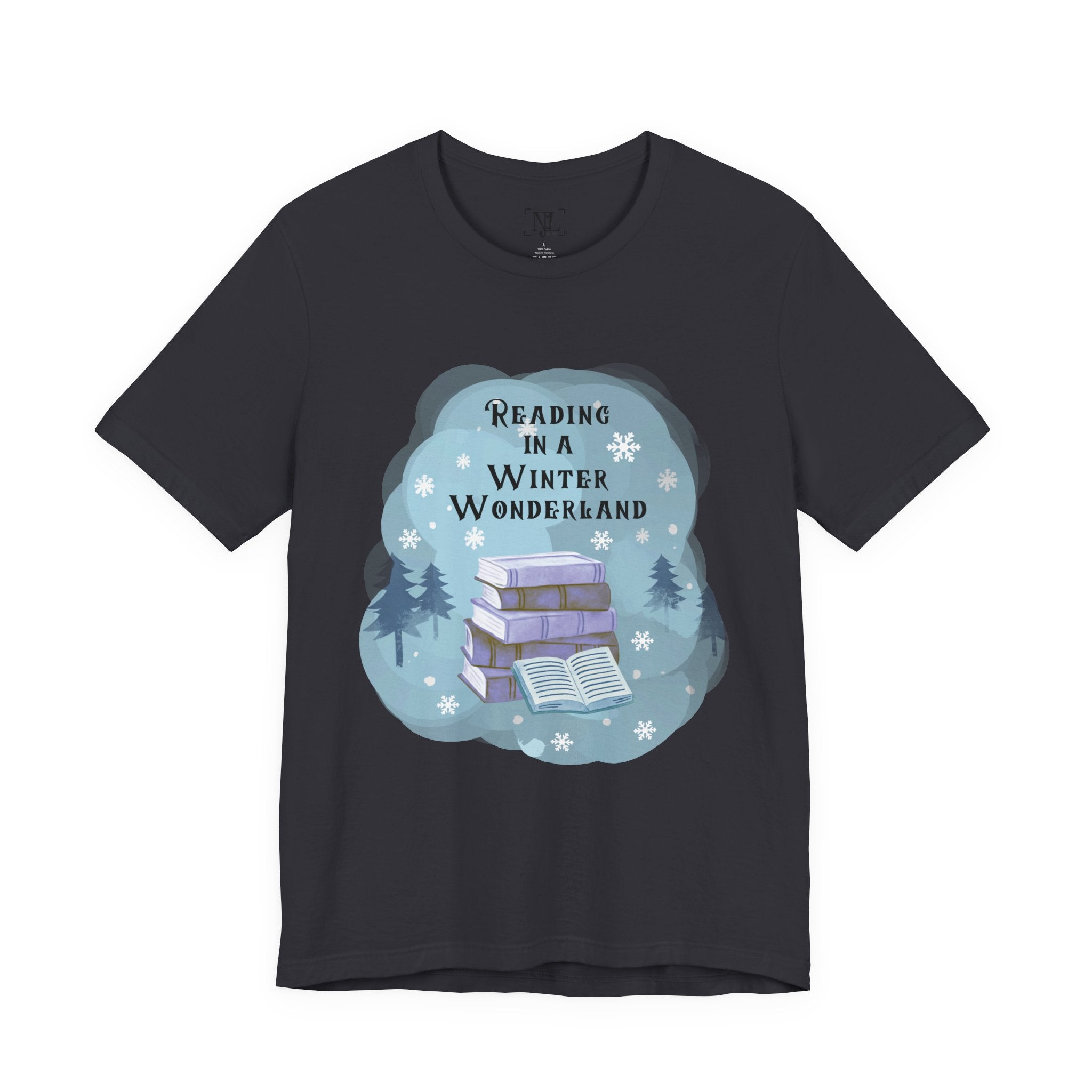 Reading in a Winter Wonderland Short Sleeve Tee