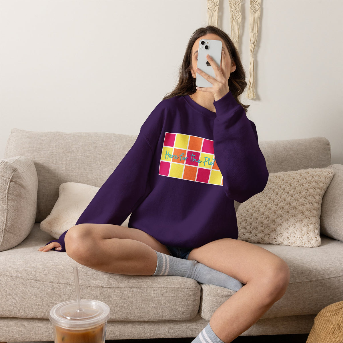 Here for the Plot Twist - Bookish Villa Inspired Sweatshirt