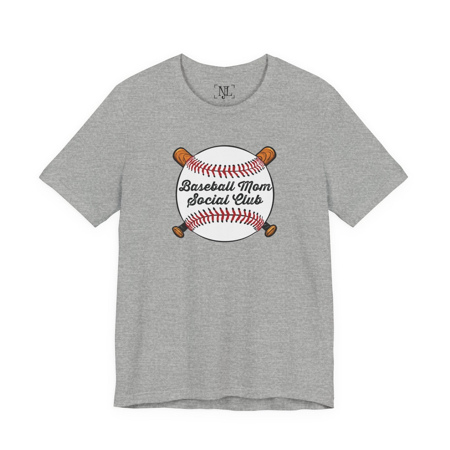 Baseball Mom Social Club Tee — Women’s Baseball Mom T-Shirt