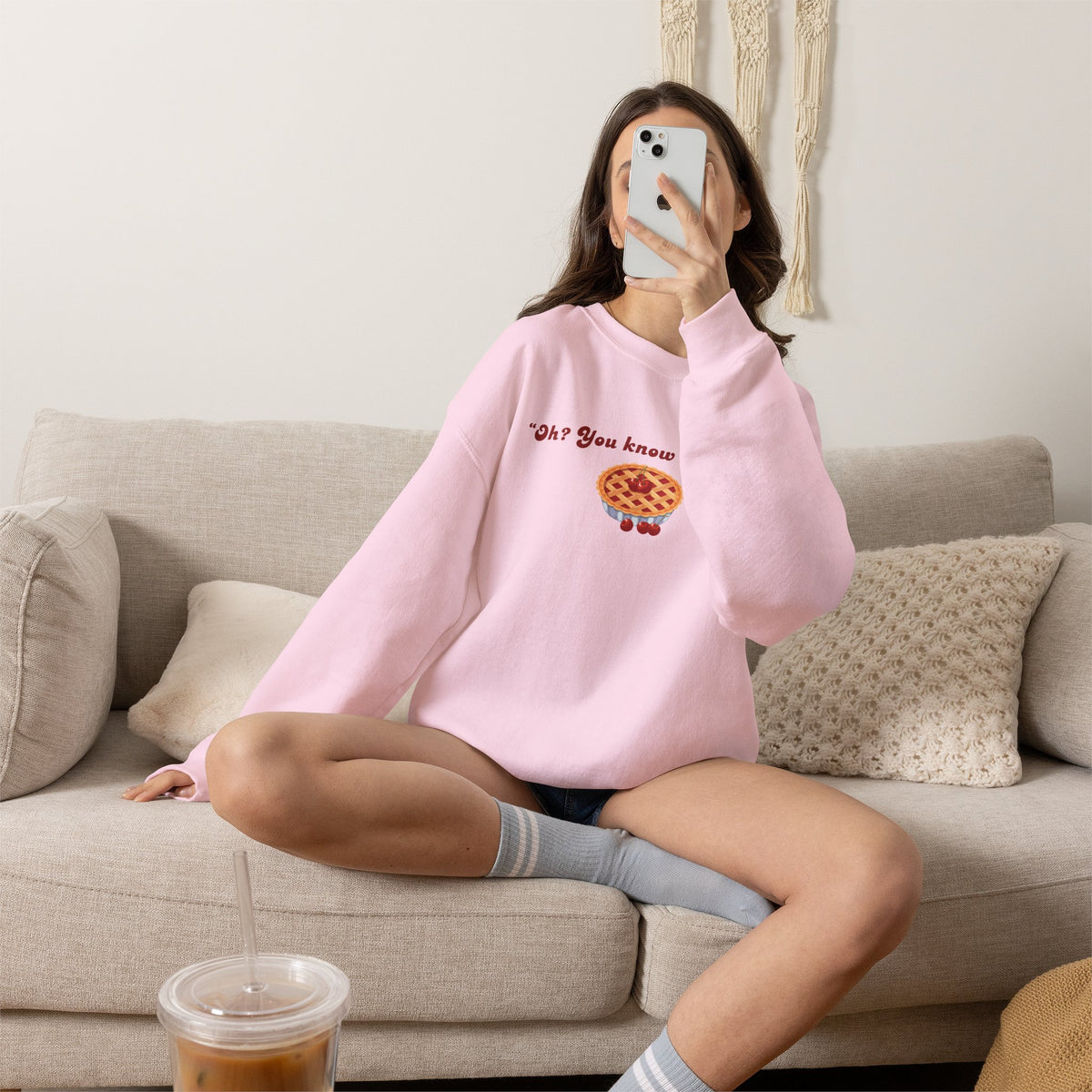 Oh? You know this one? Cherry Pie - Hockey Romance Inspired Sweatshirt