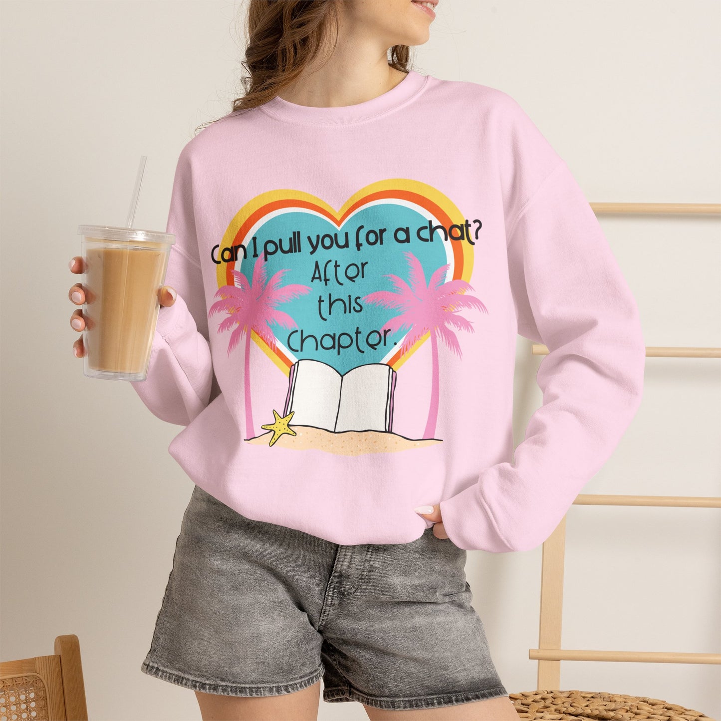 Can I Pull You for a Chat? - Bookish Villa Inspired Crewneck Sweatshirt