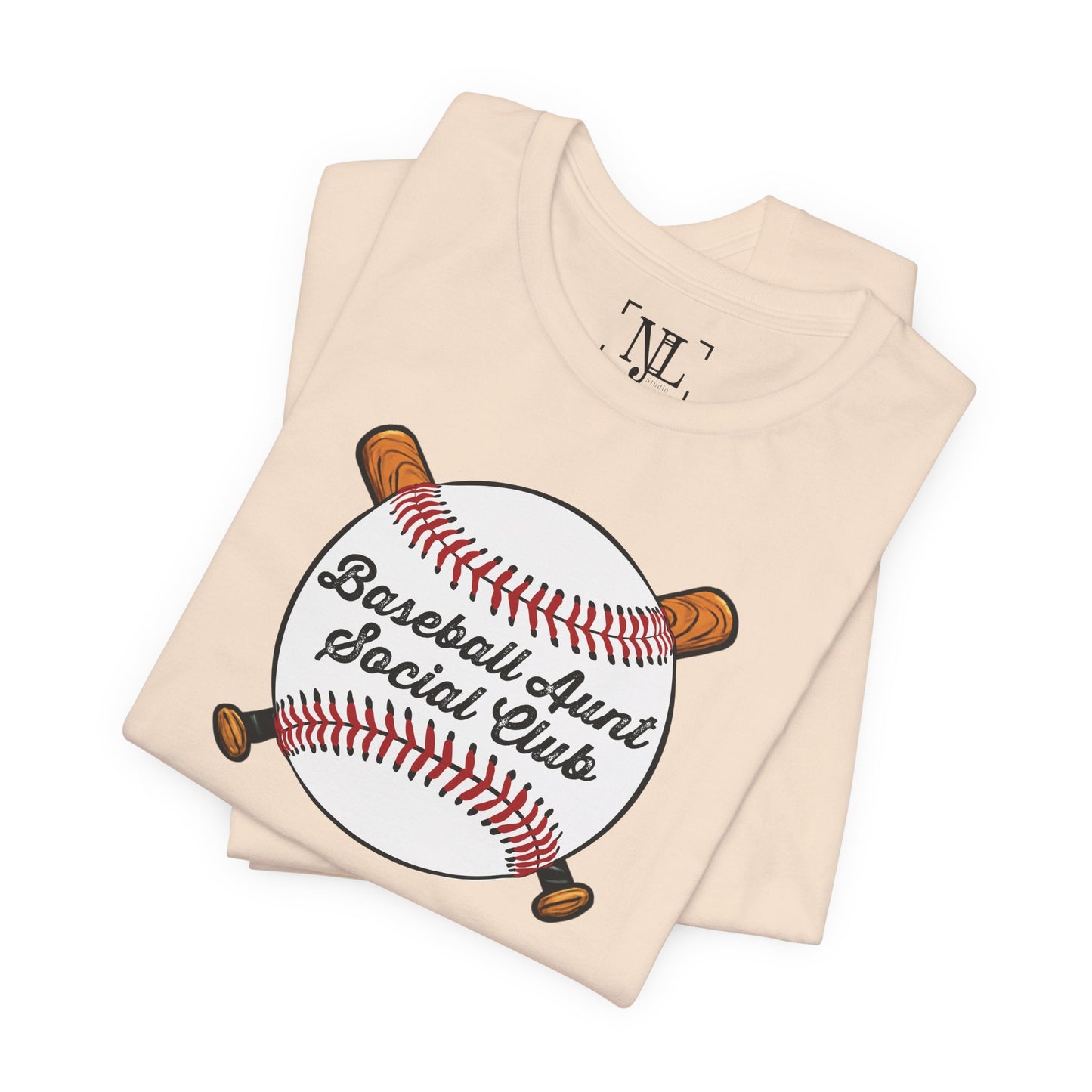 Baseball Aunt Social Club Tee — Women’s Baseball T-Shirt