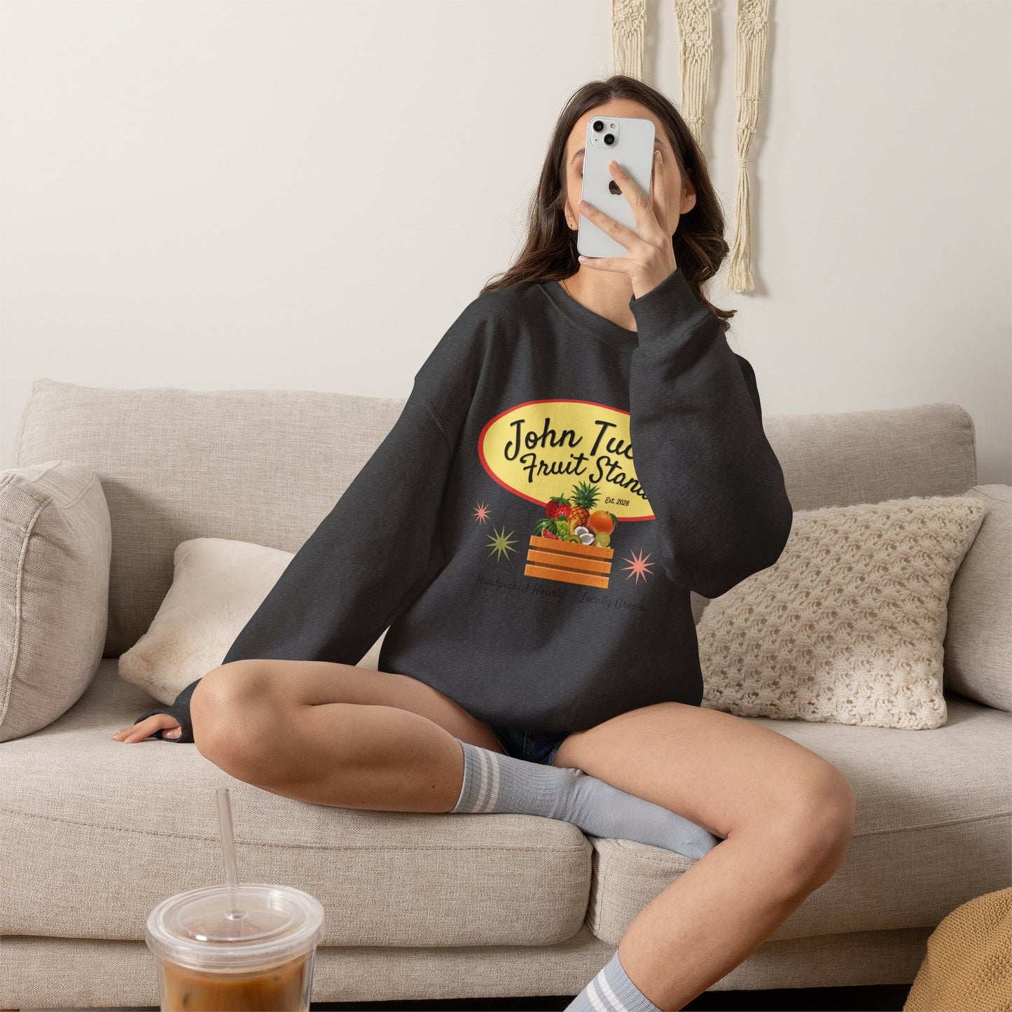 John Tucker's Fruit Stand - Hockey Romance Inspired Sweatshirt