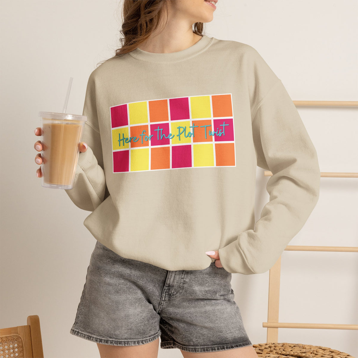 Here for the Plot Twist - Bookish Villa Inspired Sweatshirt