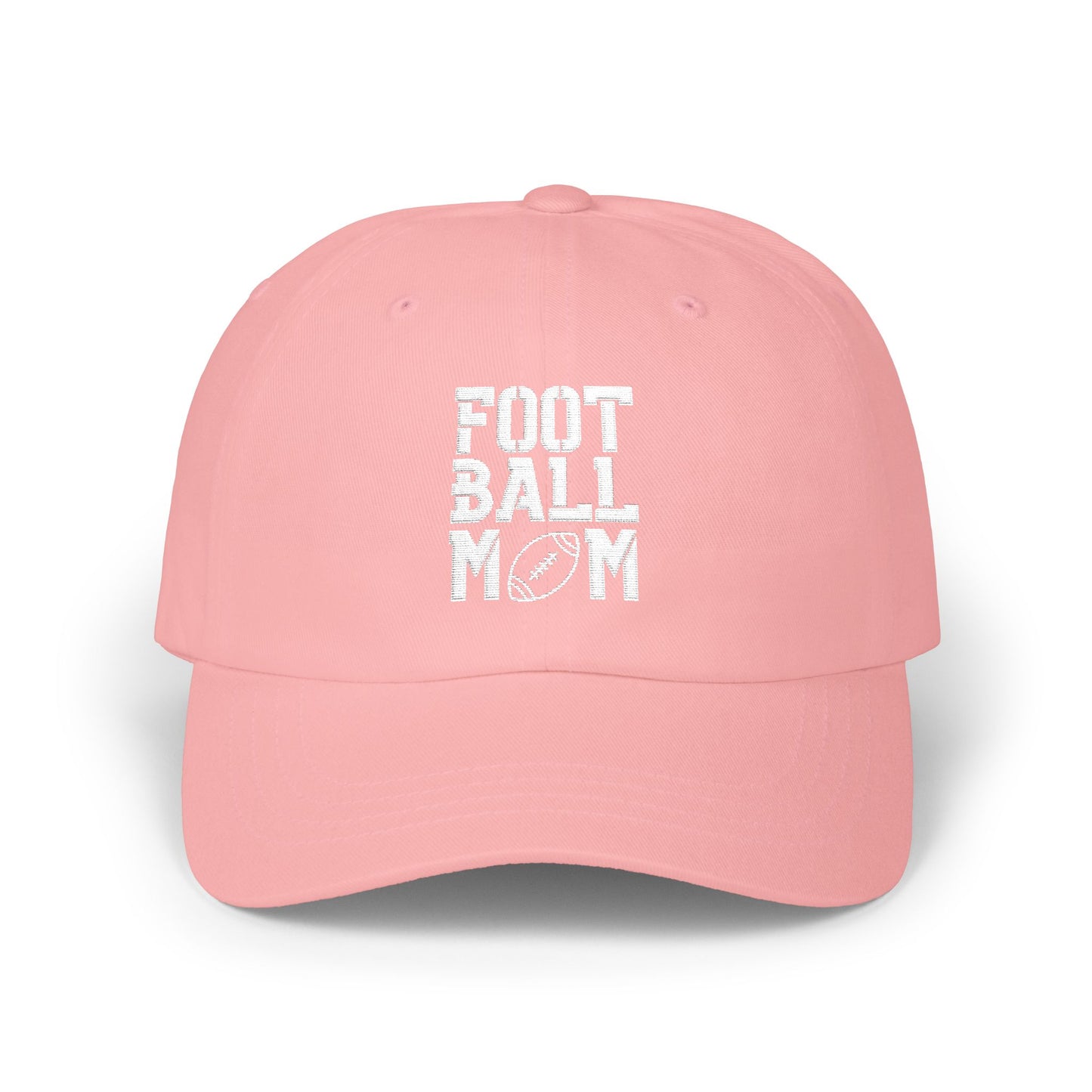 Football Mom  — Hat (White Text)