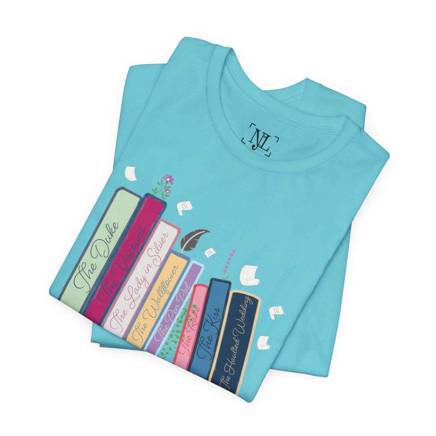 Dearest Gentle Reader Book Stack - Regency Romance Inspired Tee