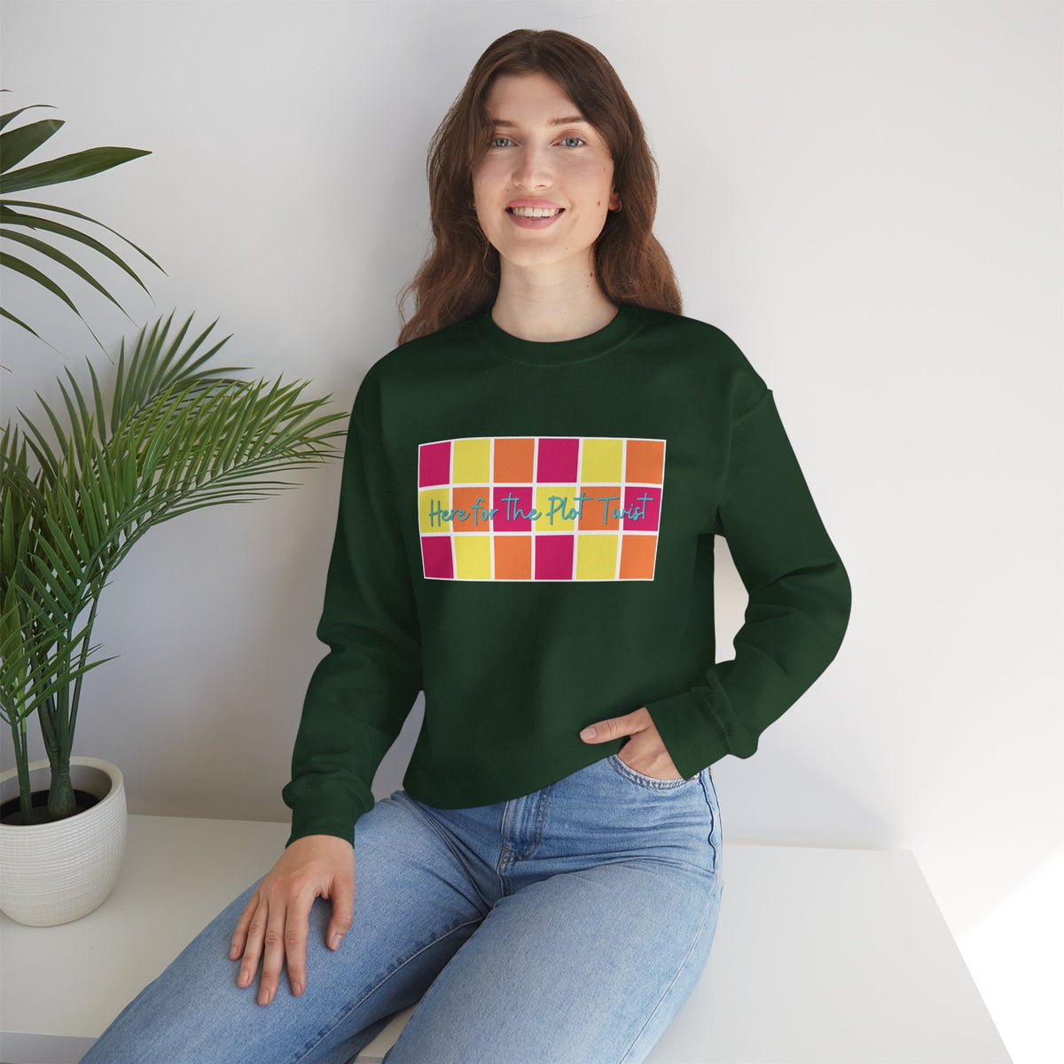 Here for the Plot Twist - Bookish Villa Inspired Sweatshirt
