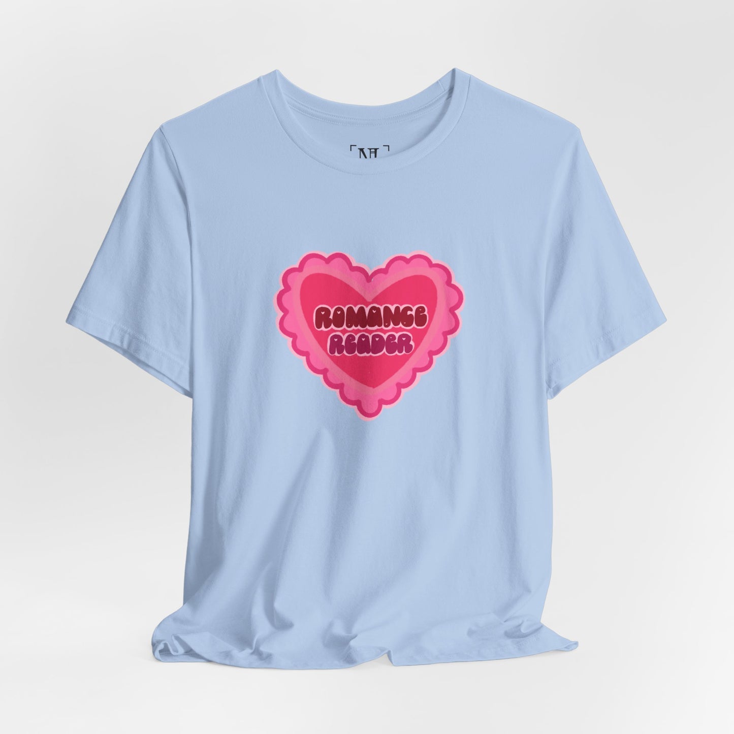 Romance Reader Heart Logo — Bookish Tee