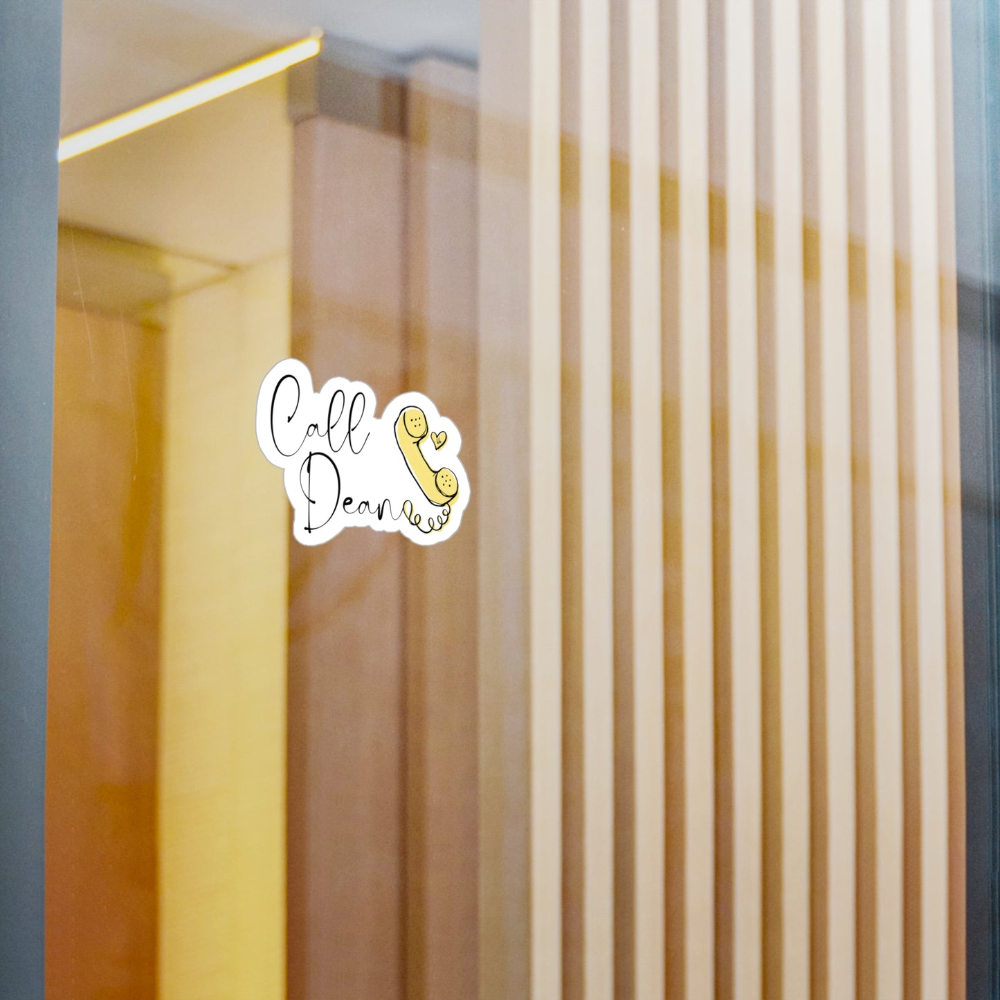 Call Dean - Hockey Romance Inspired Sticker Decal