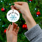 Snow Day Season - Ceramic Ornament