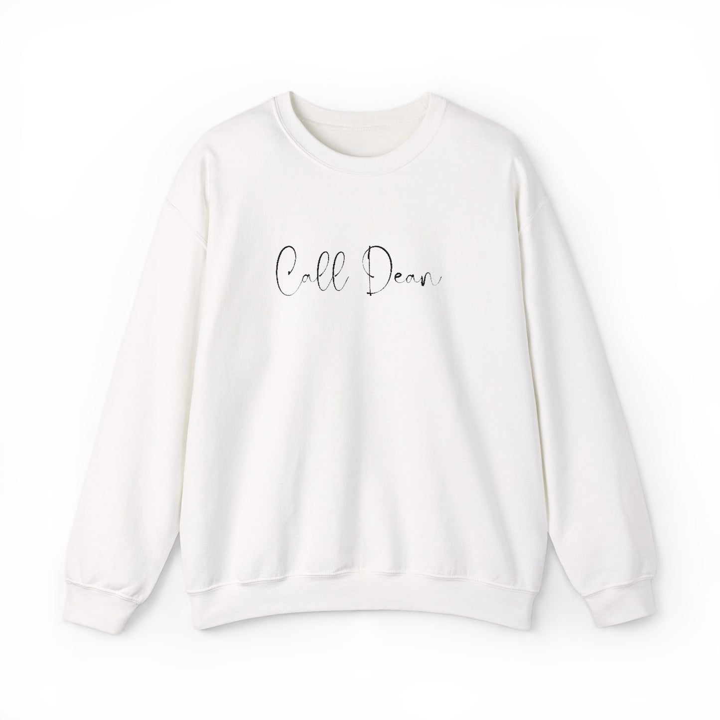 Call Dean - Hockey Romance Inspired Embroidered Sweatshirt