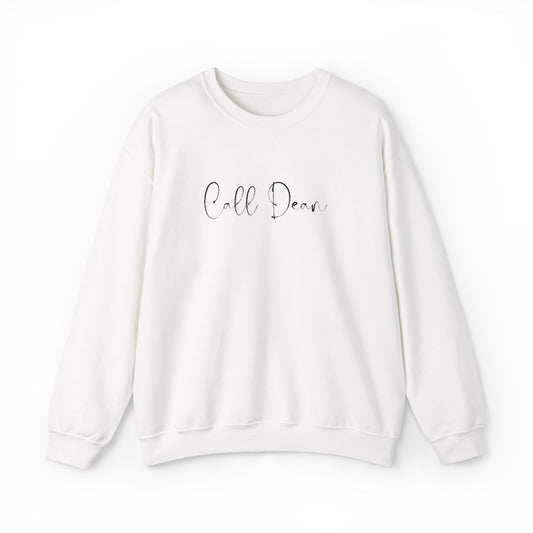 Call Dean - Hockey Romance Inspired Embroidered Sweatshirt