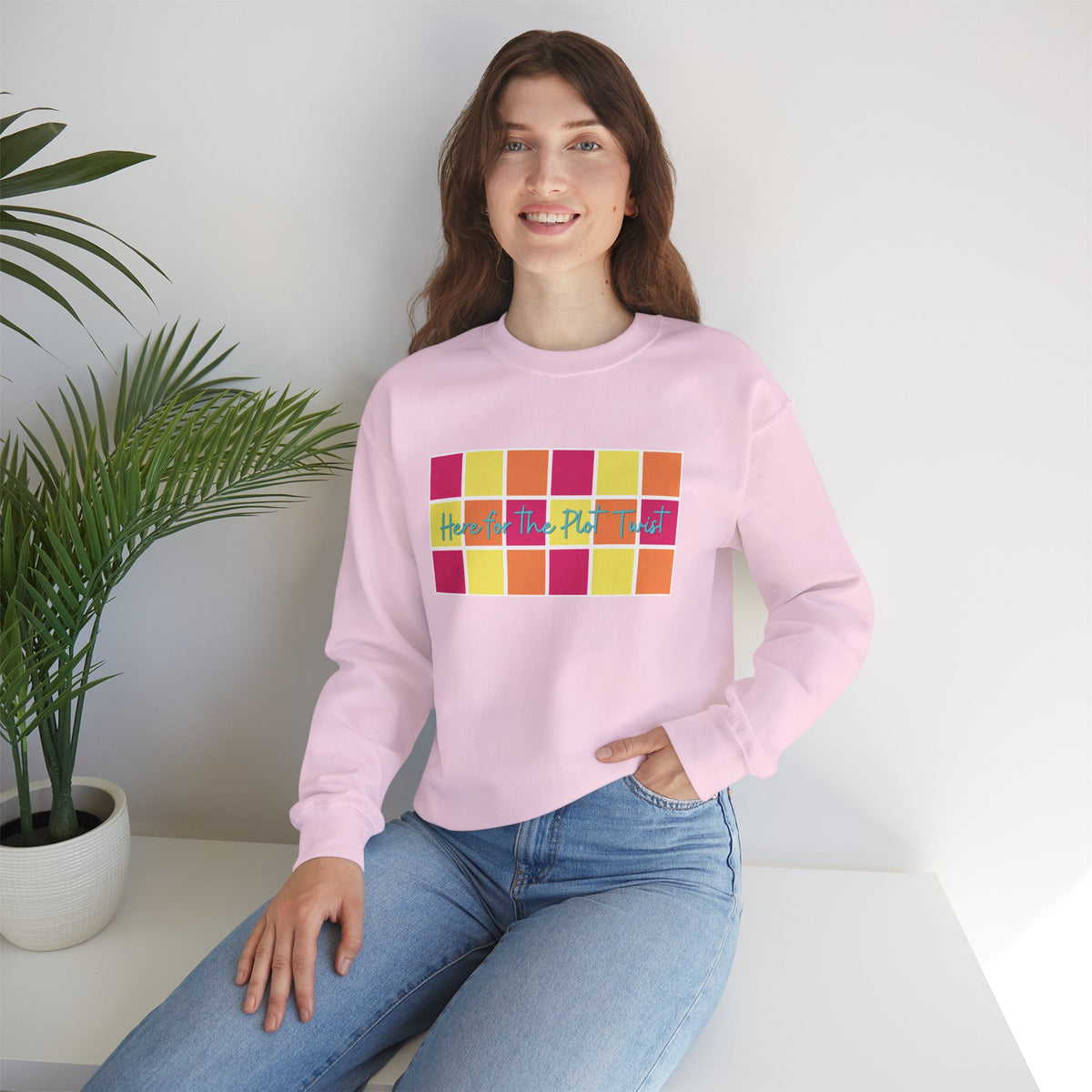 Here for the Plot Twist - Bookish Villa Inspired Sweatshirt