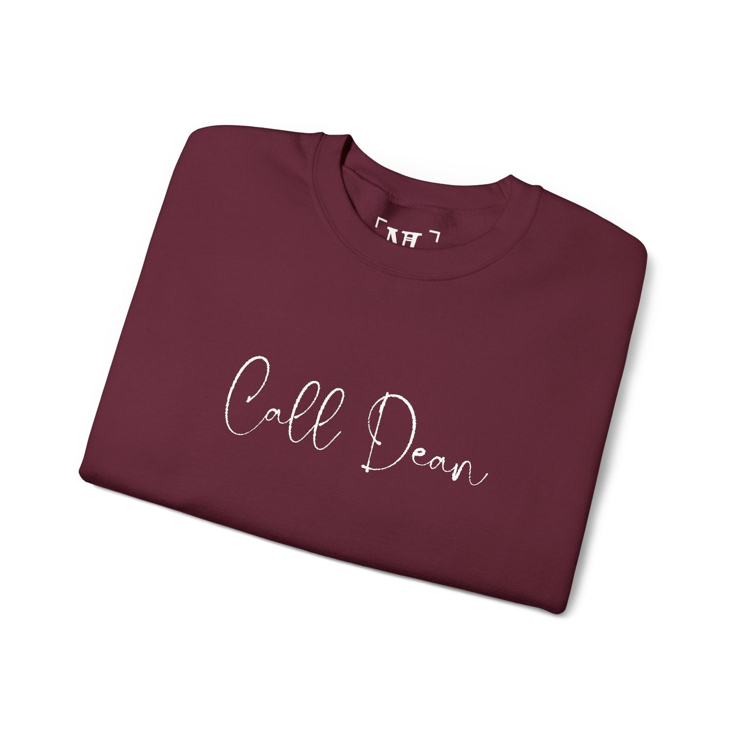 Call Dean - Hockey Romance Inspired Embroidered Sweatshirt
