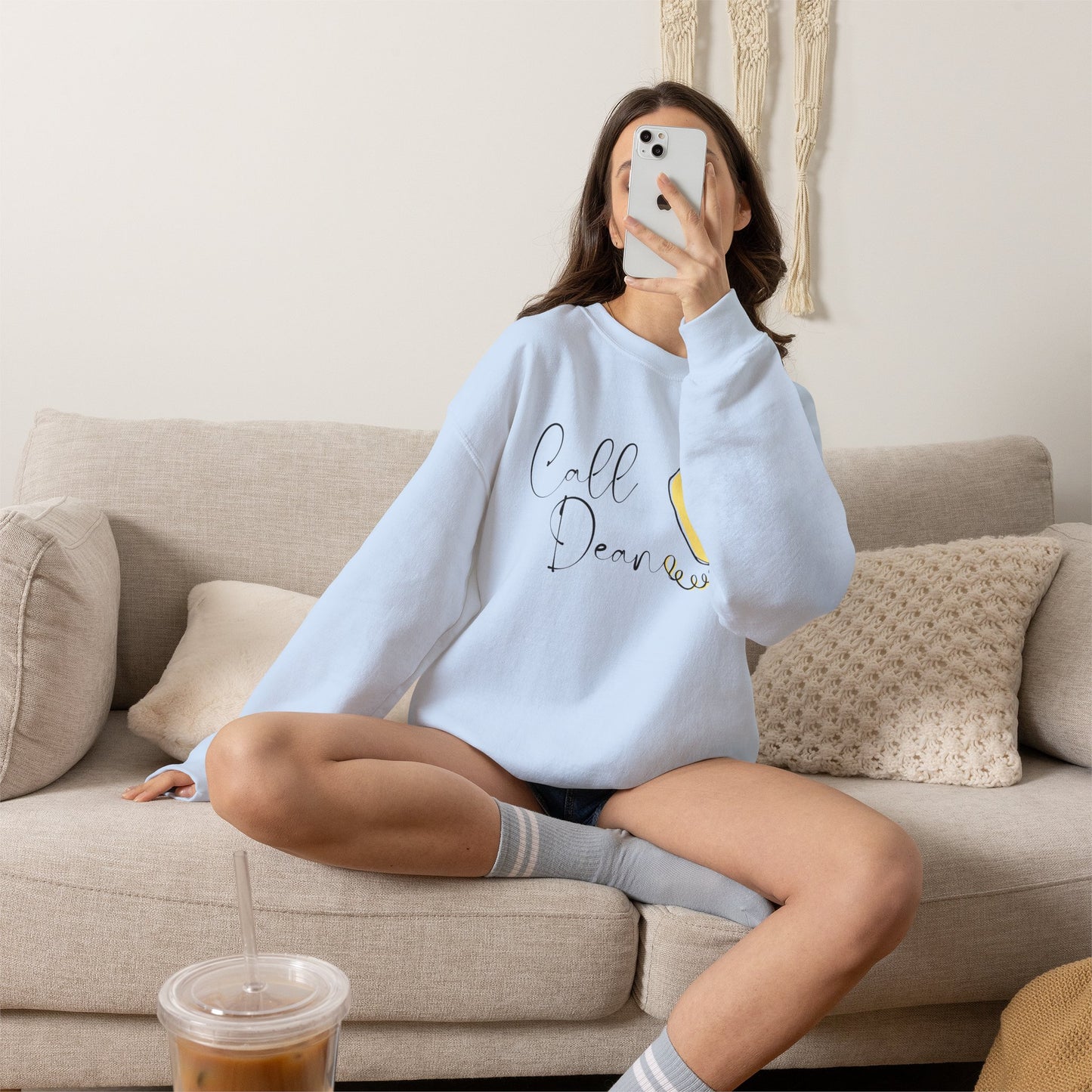 Call Dean - Hockey Romance Inspired Sweatshirt