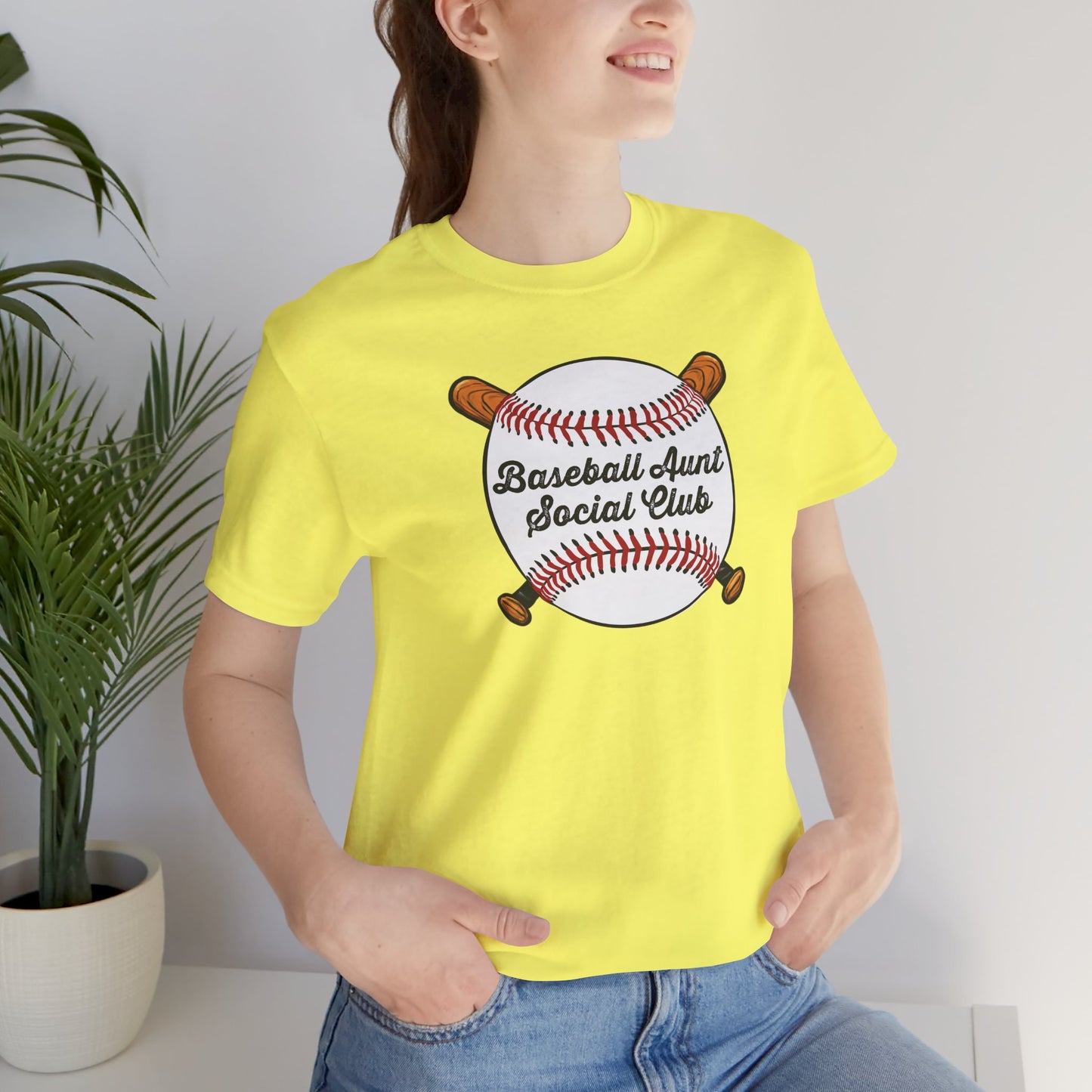 Baseball Aunt Social Club Tee — Women’s Baseball T-Shirt