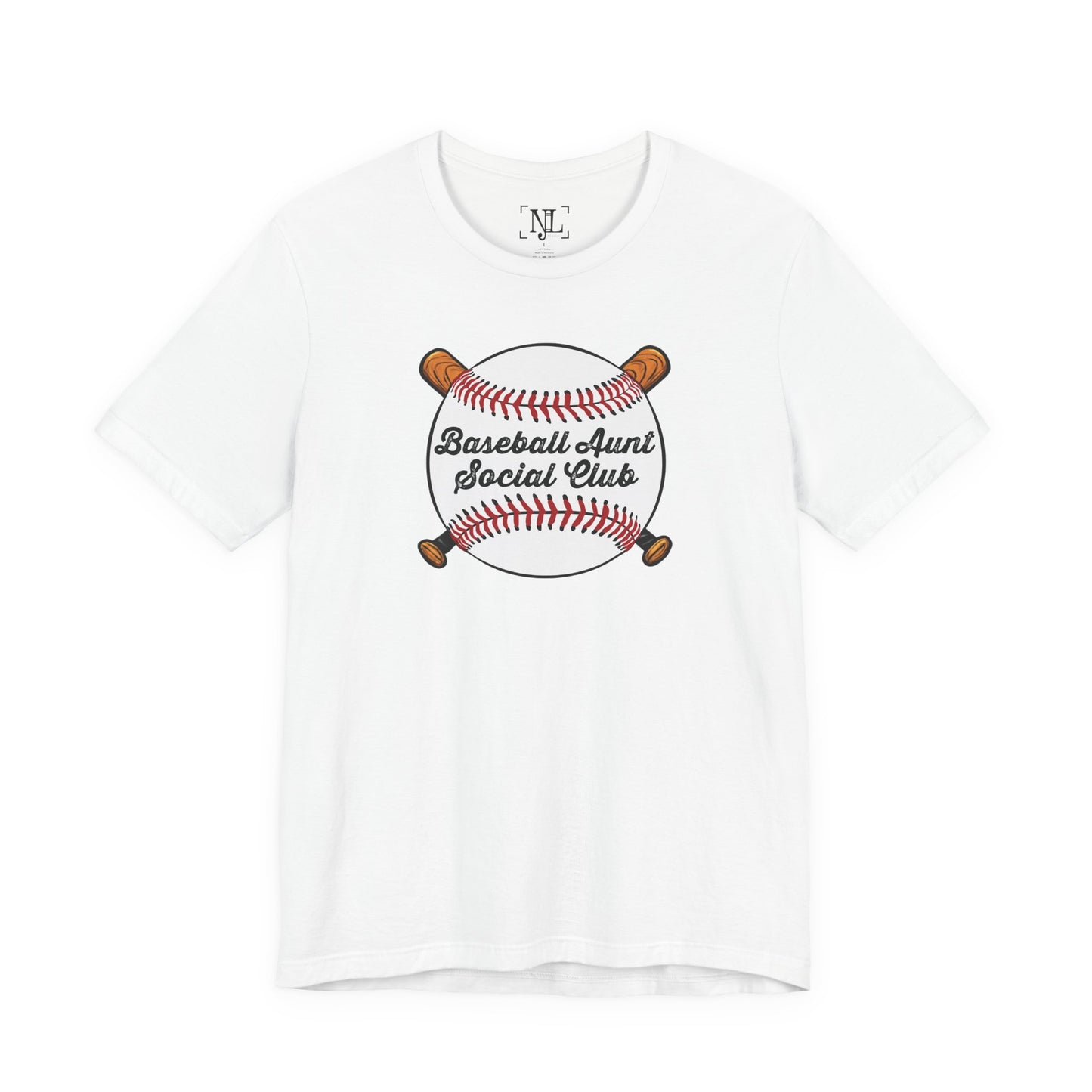 Baseball Aunt Social Club Tee — Women’s Baseball T-Shirt