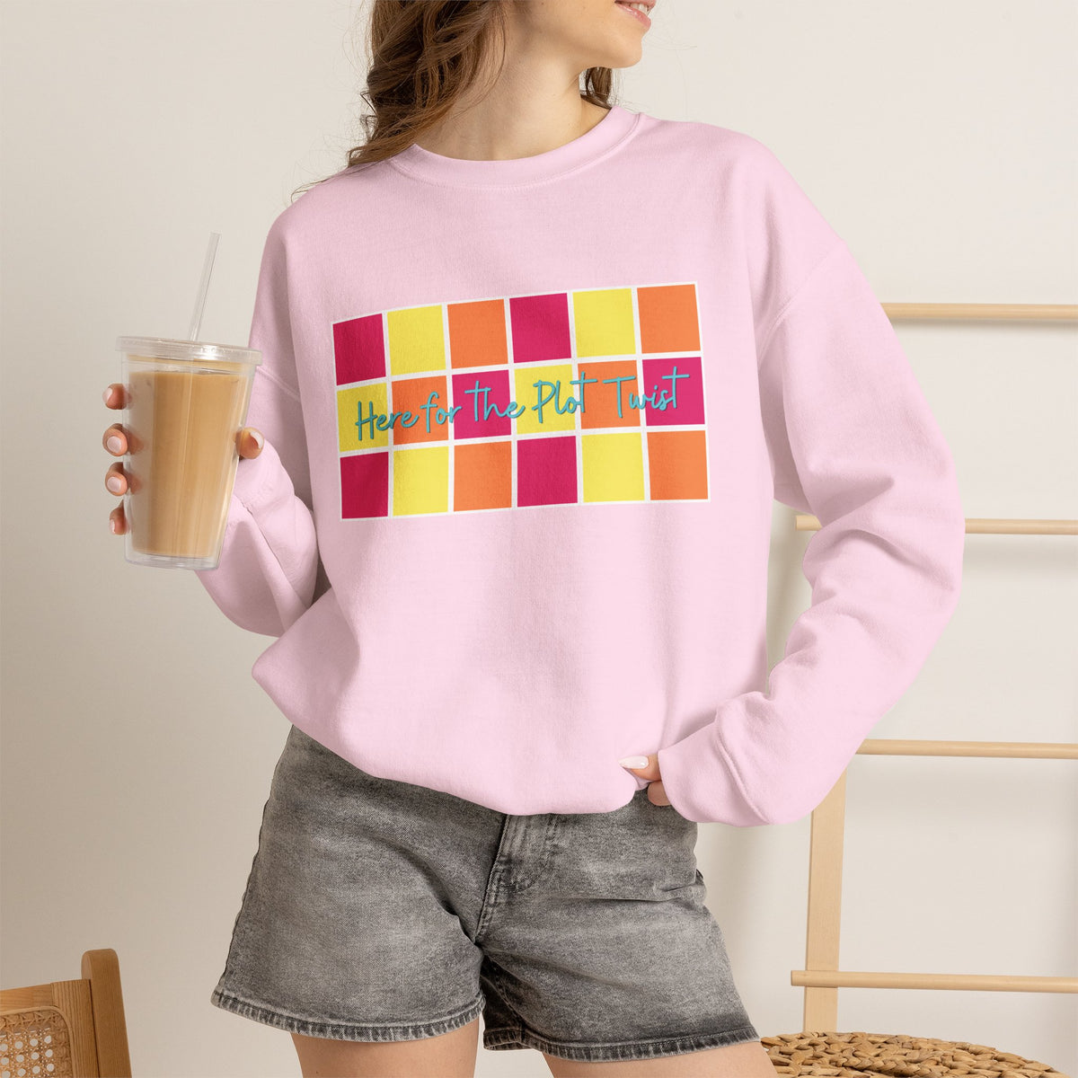 Here for the Plot Twist - Bookish Villa Inspired Sweatshirt