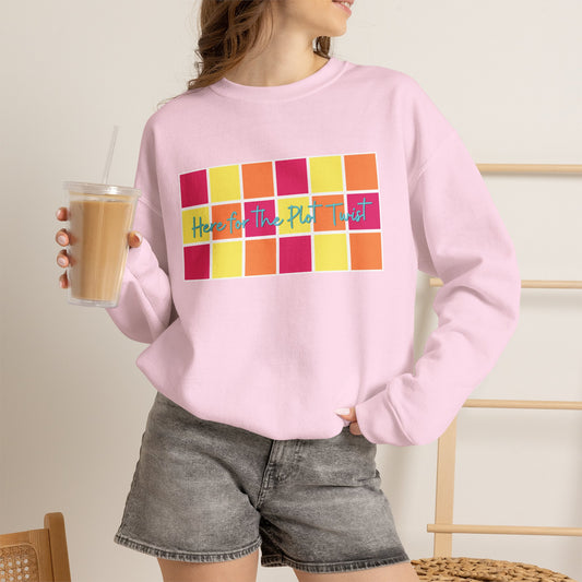 Here for the Plot Twist - Bookish Villa Inspired Sweatshirt