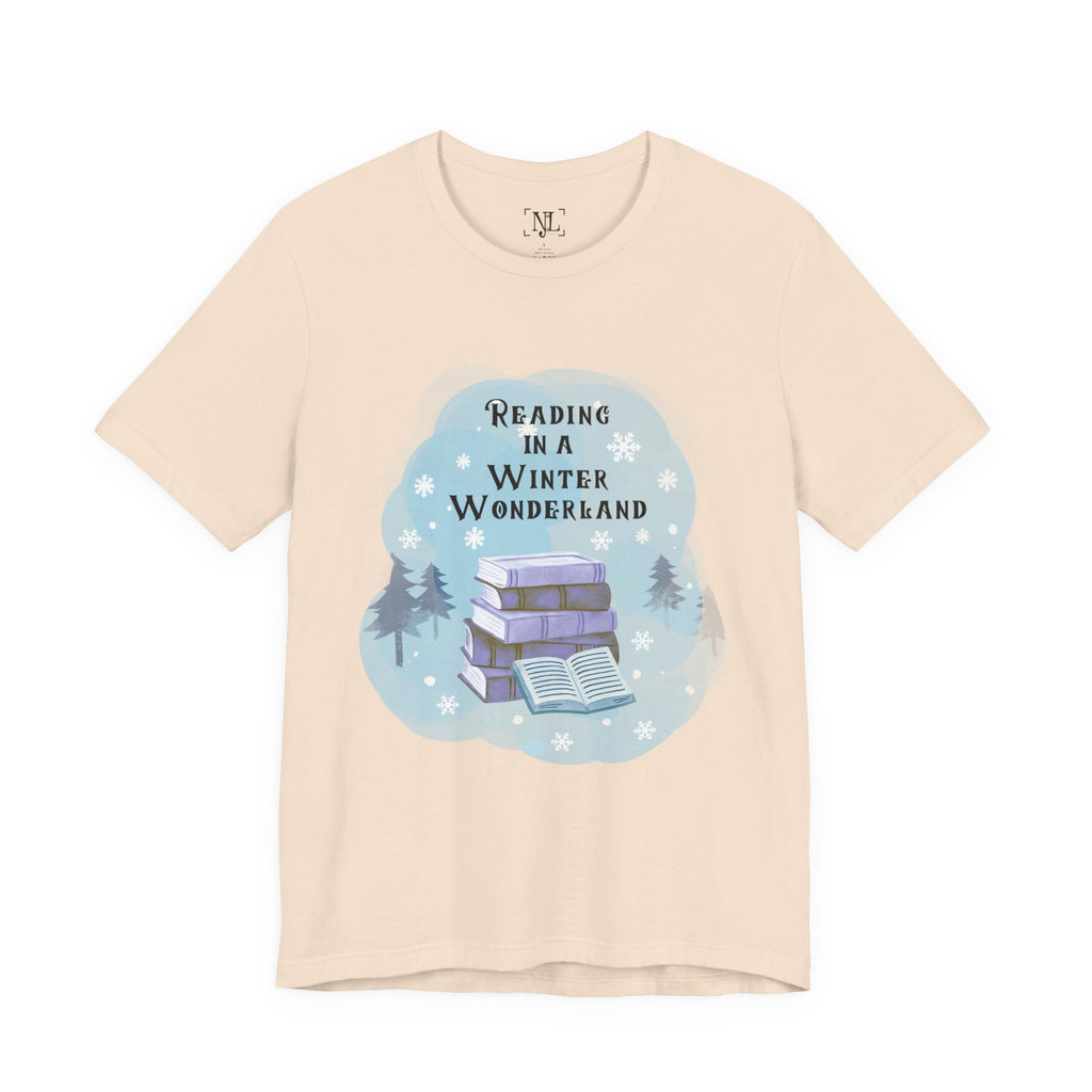 Reading in a Winter Wonderland Short Sleeve Tee