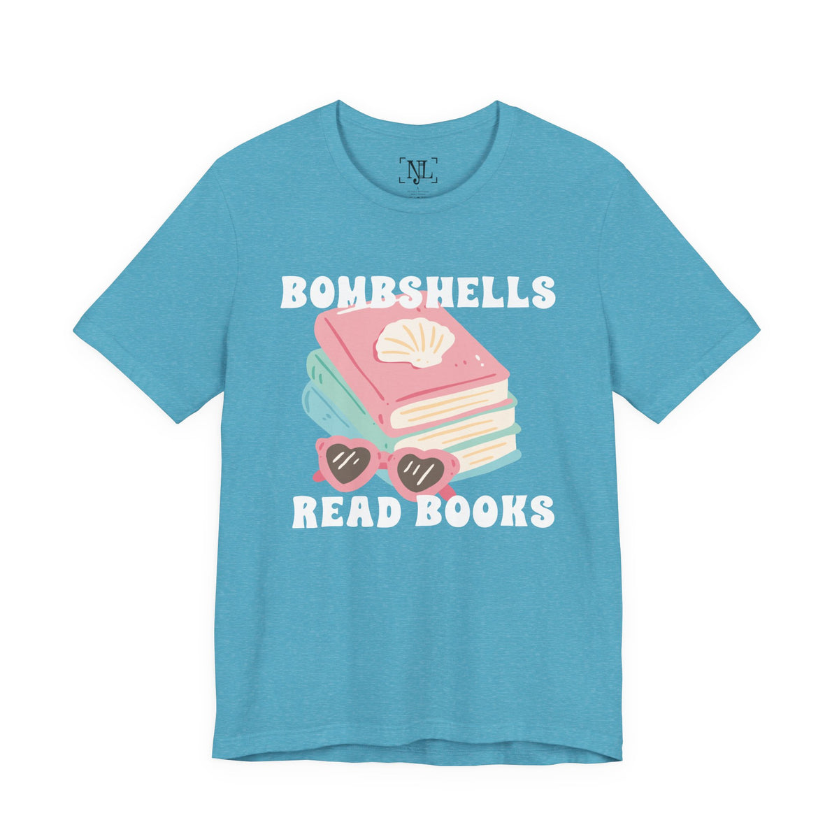 Bombshells Read Books - Bookish Villa Inspired Tee (White Text)