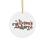 Blitzen's Bakery Ceramic Christmas Ornament