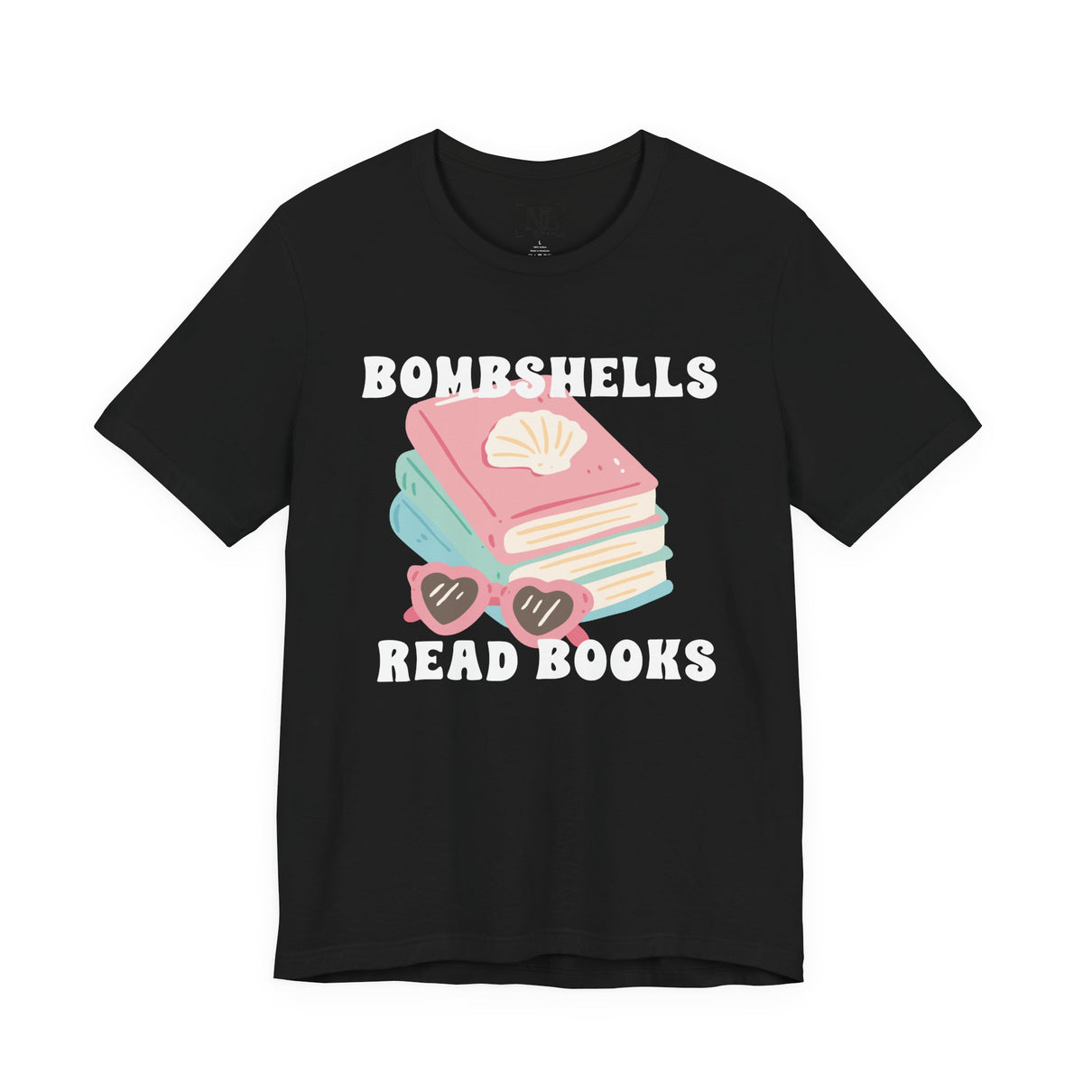 Bombshells Read Books - Bookish Villa Inspired Tee (White Text)