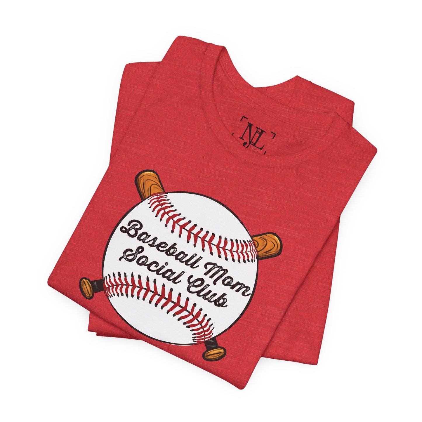 Baseball Mom Social Club Tee — Women’s Baseball Mom T-Shirt
