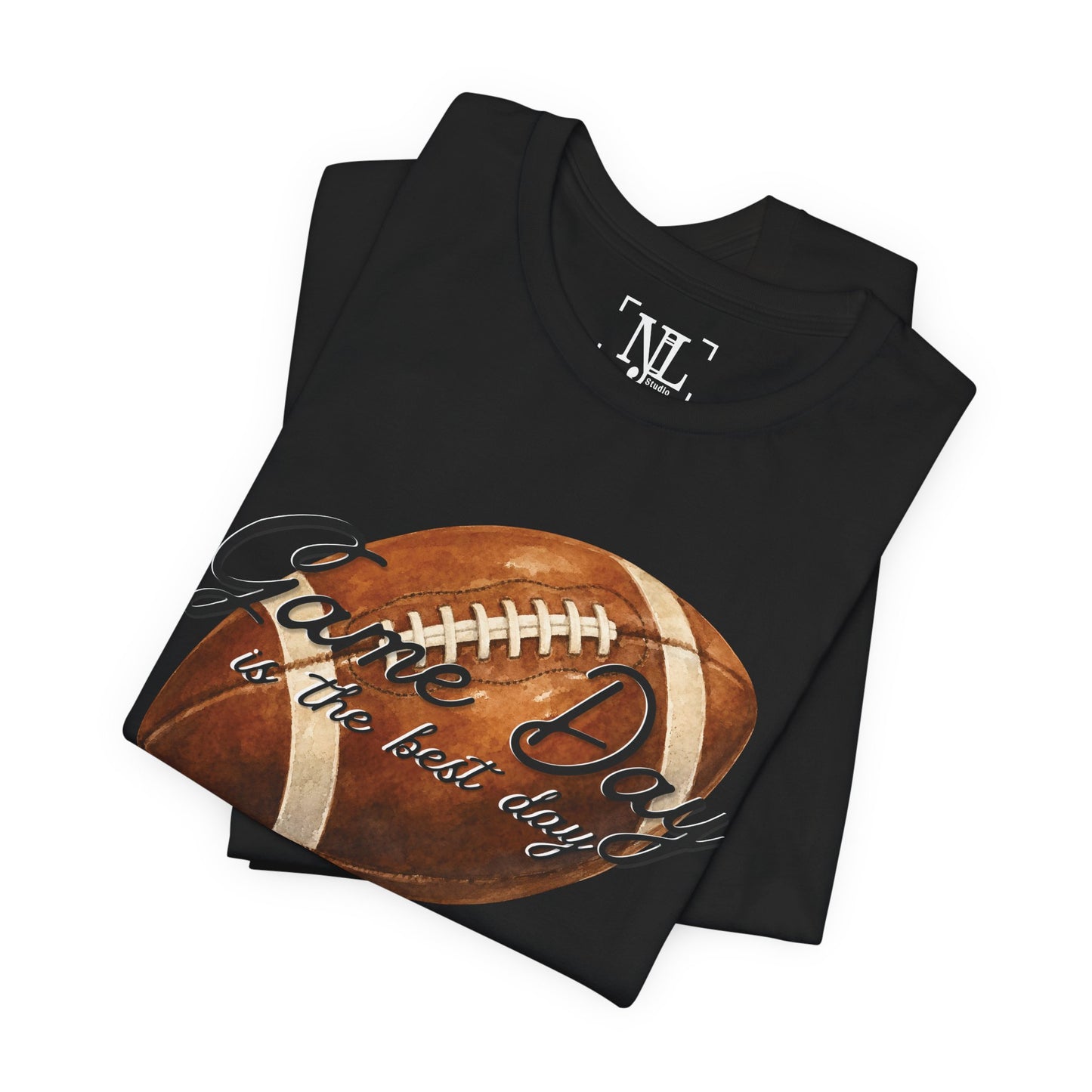 Game Day Football Tee — "Game Day is the best day" Vintage Football Shirt