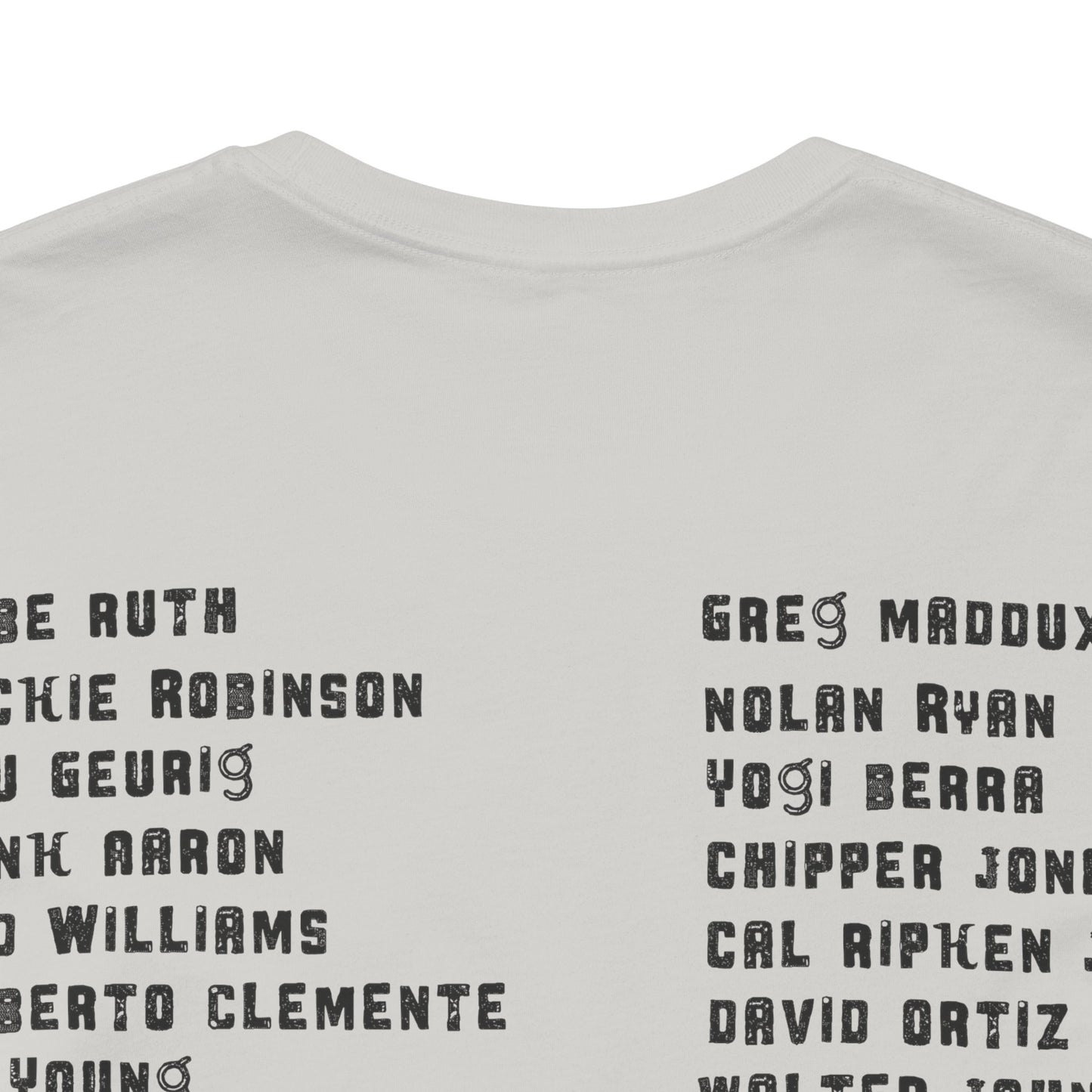 Baseball Tribute Tee — "Heroes Get Remembered, Legends Never Die"
