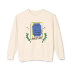 Book Lover Crewneck Sweatshirt – "I like to read very much. Perhaps too much." Graphic